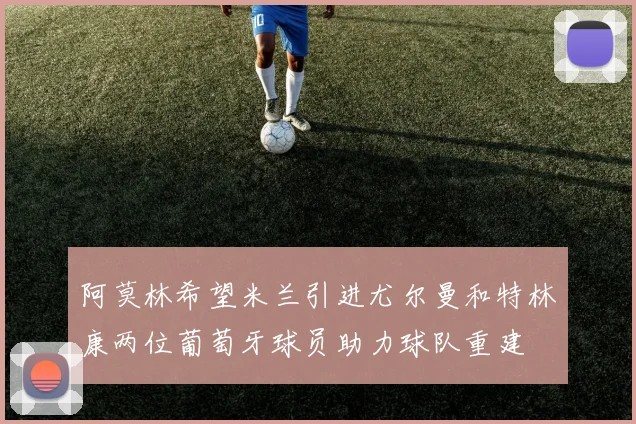 阿莫林希望米兰引进尤尔曼和特林康两位葡萄牙球员助力球队重建